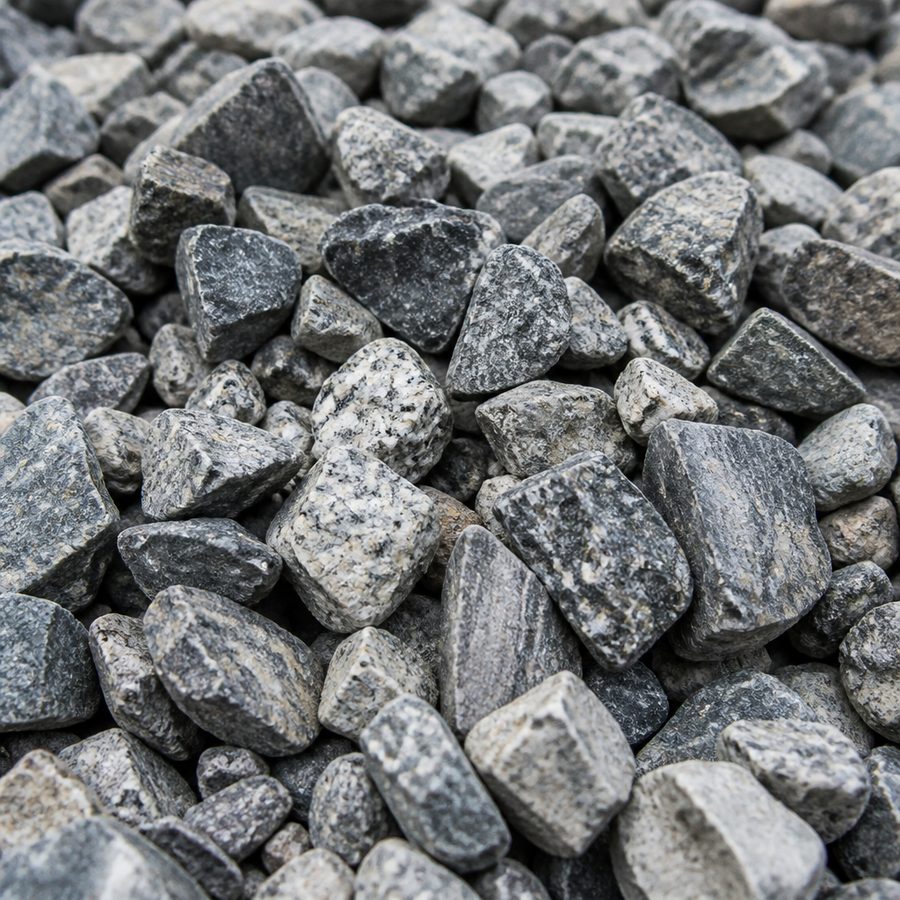 Coarse gravel and aggregate assessed by Soil Investigation Services